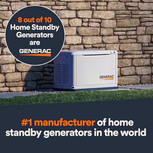 Guardian 26KW Tough Durable All Aluminum WiFi Enabled Home Standby Generator with G-Force Engine and 200Amp Transfer Switch