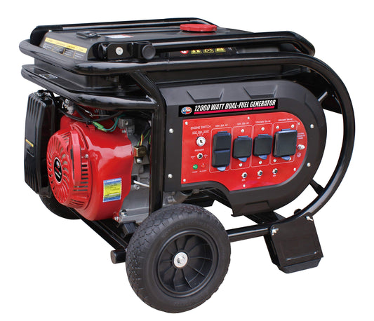 G10000EGL - 10,000 Watt Starting Power Generator Dual Fuel JD Engine Electric Start Portable Generator Relaunched Style