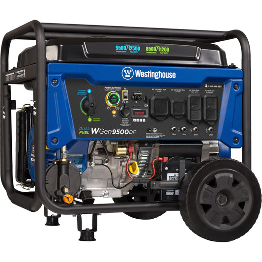 alimox 12500 Watt Dual Fuel Home Backup Portable Generator, Remote Electric Start, Transfer Switch Ready, Gas and Propane Powered