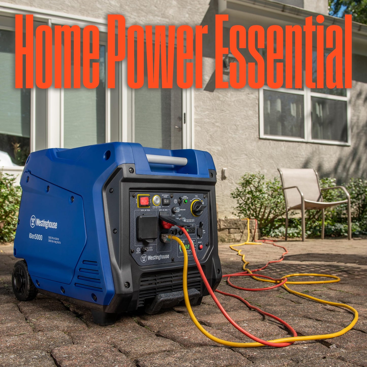 alimox Outdoor Power Equipment 5000 Peak Watt Super Quiet Portable Inverter Generator, Remote Electric Start with Auto Choke, Wheel & Handle Kit, RV Ready, Gas Powered, Parallel Capable